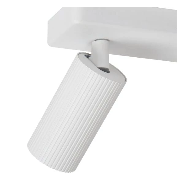 Lucide CLUBS - Ceiling spotlight - 2xGU10 - White - detail 2